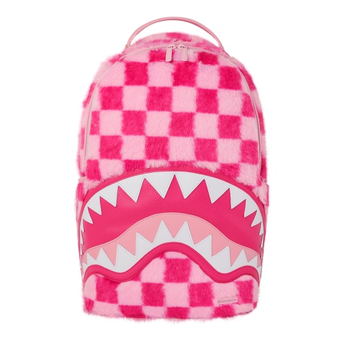 SPRAYGROUND Rucsac PINK FUR CHECK