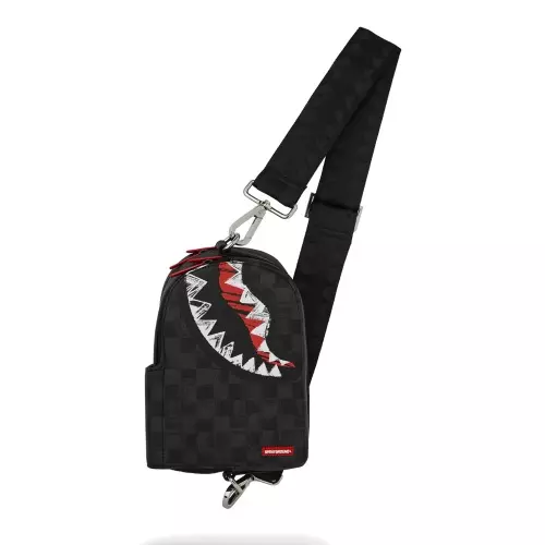 SPRAYGROUND Geantă de umăr SCRIBBLE SHARK