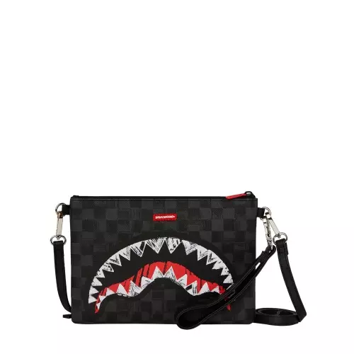 SPRAYGROUND Geantă umăr SCRIBBLE SHARK
