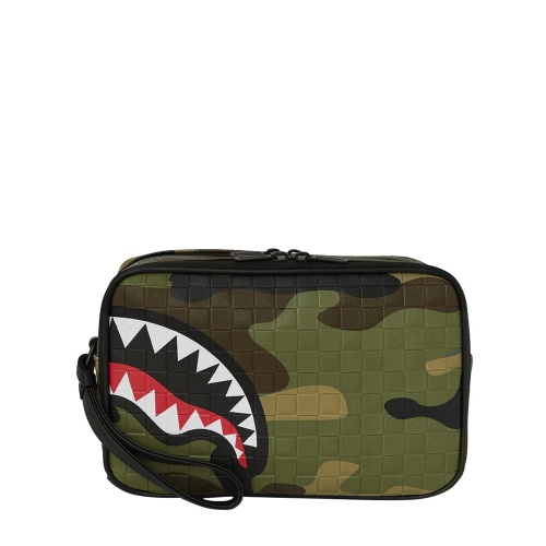 SPRAYGROUND Neseser / Trusă WOODLAND CAMO CHECK