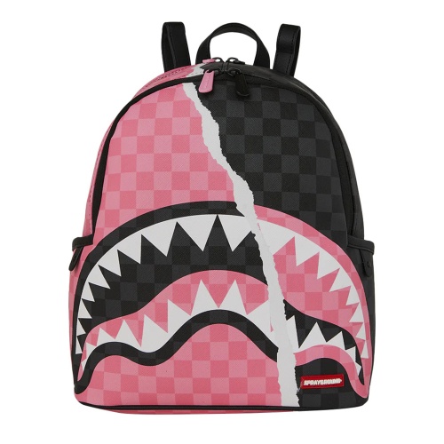 SPRAYGROUND Rucsac PINK AND BLACK TEAR SIP
