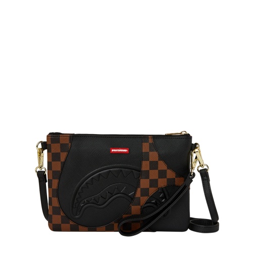 SPRAYGROUND Geantă de umăr JETSTREAM BROWN