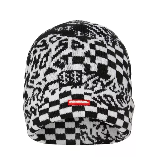 SPRAYGROUND Fes BLACK AND WHITE WARP CHECK