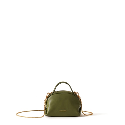 BORBONESE Poșetă damă verde BOWLER