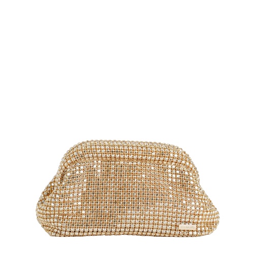 Albano Geantă damă aurie cu pietre