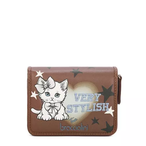 Braccialini Portofel damă maro Allround - Pepina.ro Braccialini Portofel damă maro Allround