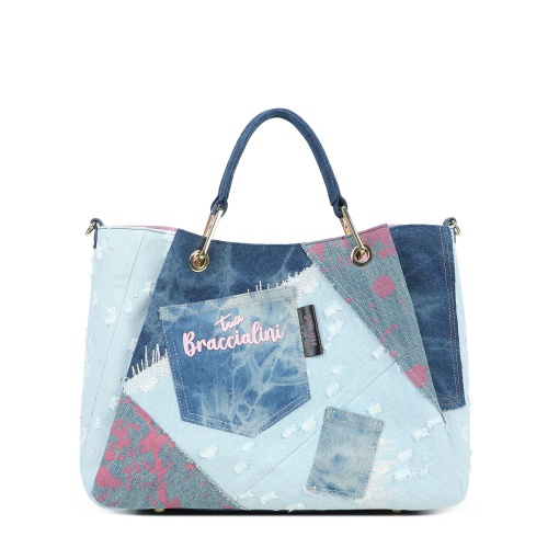 Braccialini Geantă damă din denim Amy Jeans