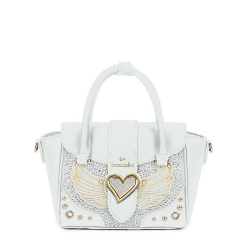 Braccialini Geantă damă albă cu cristale - Pepina.ro Braccialini Geantă damă albă cu cristale