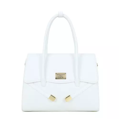 Braccialini Geantă damă albă Sara