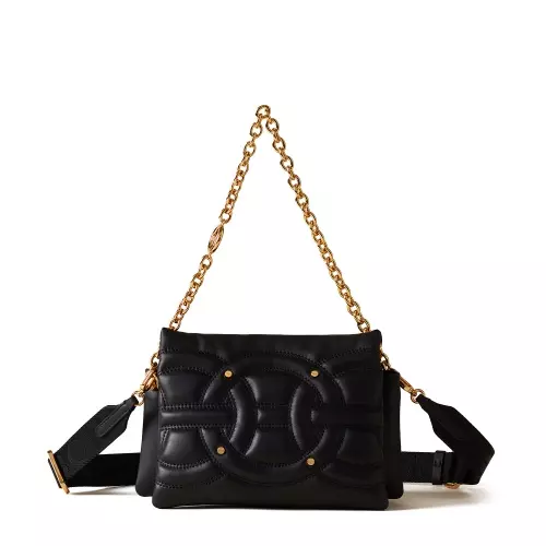 BORBONESE Geantă neagră de damă RONDÒ