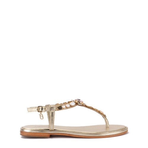 TOSCA BLU Sandale aurii damă - Pepina.ro TOSCA BLU Sandale aurii damă