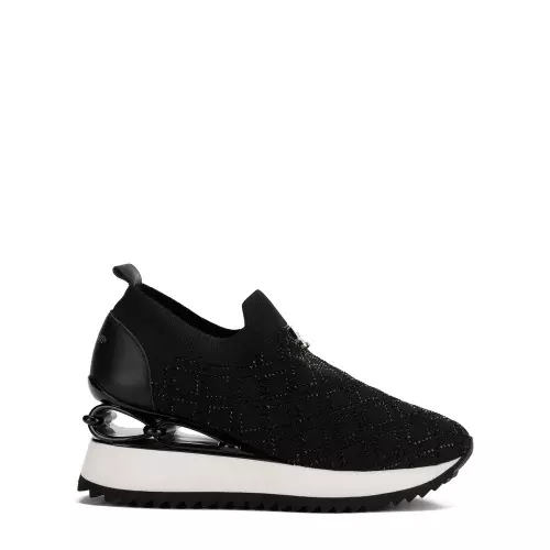 RENZONI Adidași negre damă cu platformă