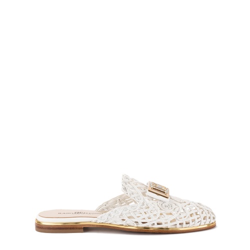 RENZONI Papuci damă albi