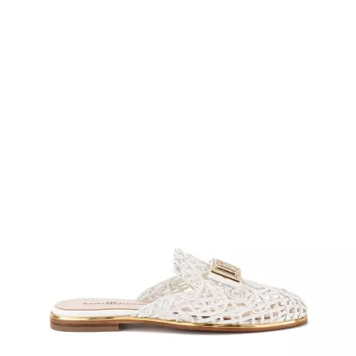 RENZONI Papuci damă albi