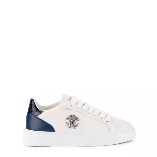 ROBERTO CAVALLI Pantofi sport bărbați albi
