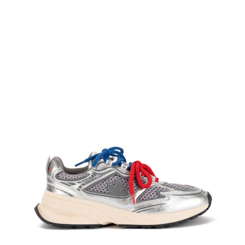 Dsquared2 Adidași damă argintii - Pepina.ro Dsquared2 Adidași damă argintii