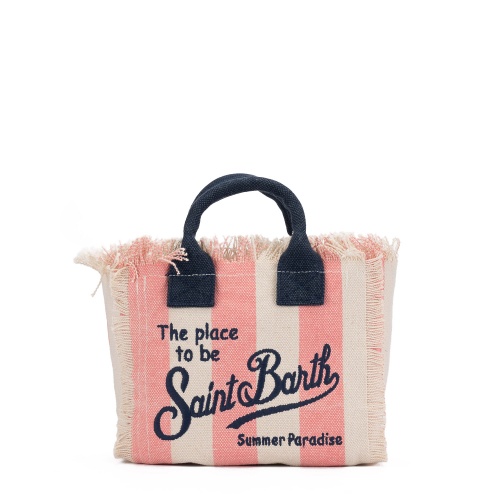 SAINT BARTH Geantă plajă în dungi