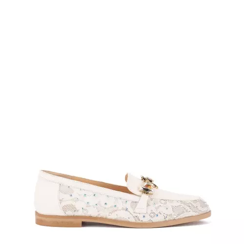 MARINO FABIANI Pantofi damă albi