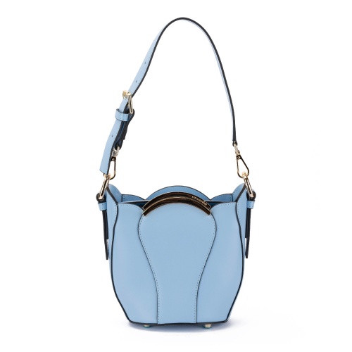 Cromia Geantă damă albastră Melia Bucket - Pepina.ro Cromia Geantă damă albastră Melia Bucket