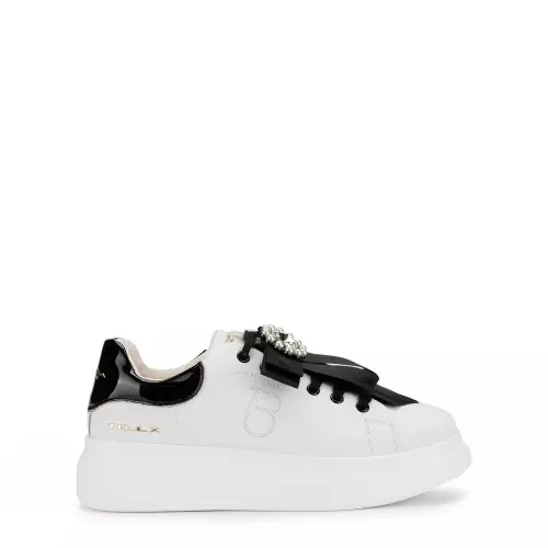 TOSCA BLU Pantofi sport damă cu fundă