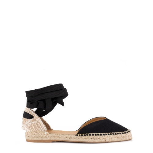 CASTANER Espadrile damă negre