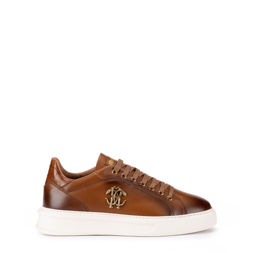 Roberto Cavalli Pantofi sport maro bărbați