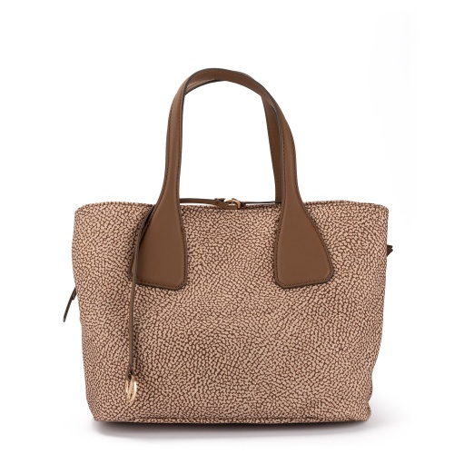 BORBONESE Geantă damă bej Vis a Vis