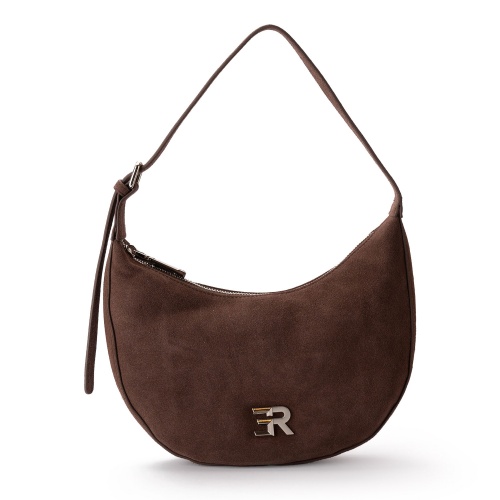 ERMANNO FIRENZE Geantă damă maro Astrid Suede