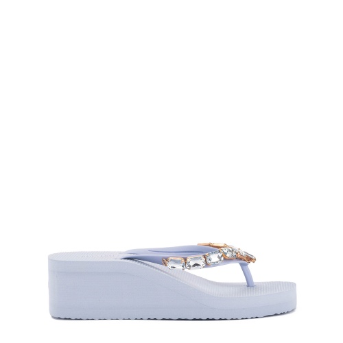 ALMA EN PENA Papuci damă albștri pal