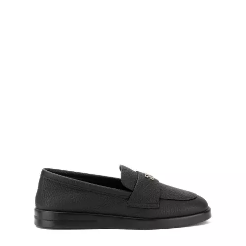 CASADEI Mocasini damă negri Passage C-Chain