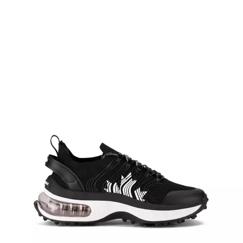 Dsquared2 Adidași negri bărbați Bubble