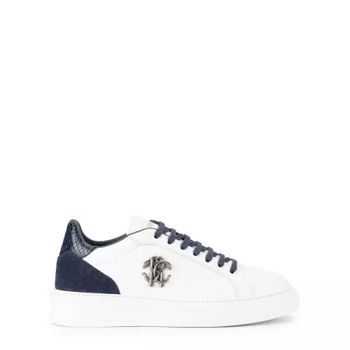 Roberto Cavalli Pantofi sport albi bărbați