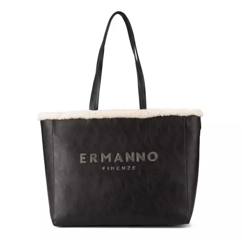 Ermanno Scervino Geantă damă cu blană