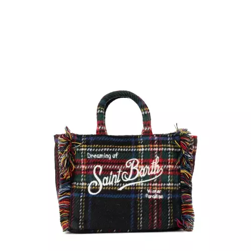 SAINT BARTH Geantă damă în carouri