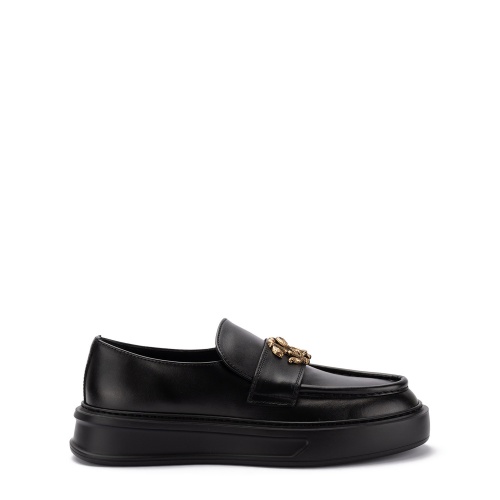 ROBERTO CAVALLI Mocasini damă negre - Pepina.ro ROBERTO CAVALLI Mocasini damă negre