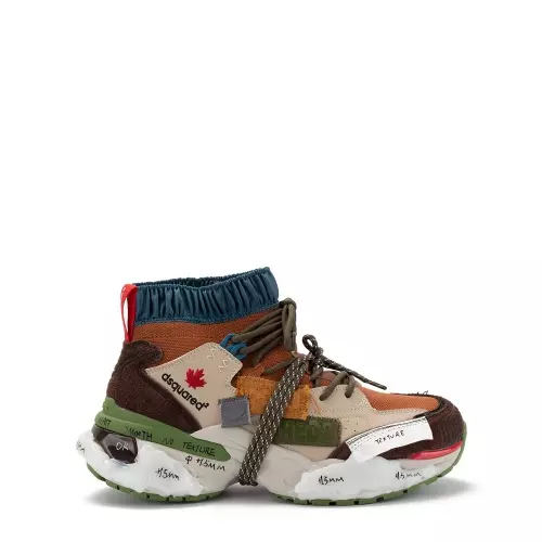 DSQUARED2 Adidași bărbați multicolor