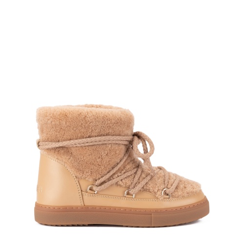 INUIKII Botine bej damă Curly Sneaker