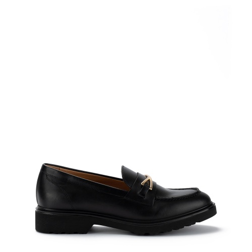 UMA PARKER Mocasini damă negri