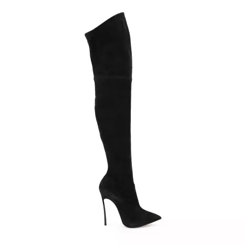 CASADEI Cizme peste genunchi negre Blade