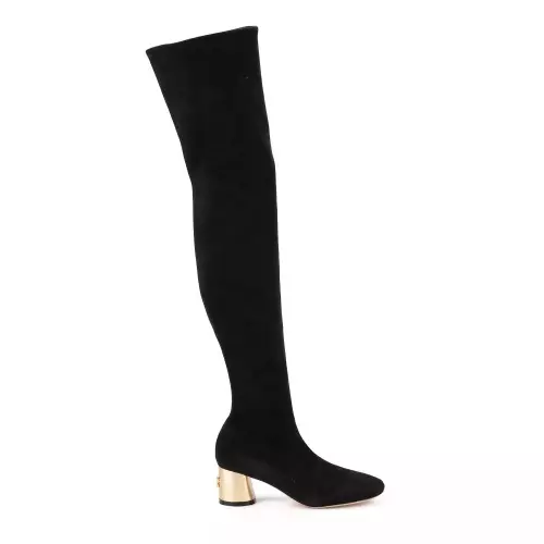 CASADEI Cizme peste genunchi damă negre