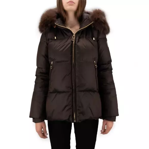 Cesare Casadei Geacă scurtă damă maro - Pepina.ro Cesare Casadei Geacă scurtă damă maro