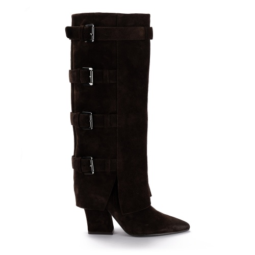TOSCA BLU Cizme damă maro Courtney - Pepina.ro TOSCA BLU Cizme damă maro Courtney