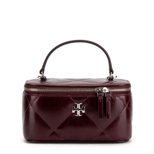 TORY BURCH Geantă damă vișinie Kira Diamond - Pepina.ro TORY BURCH Geantă damă vișinie Kira Diamond