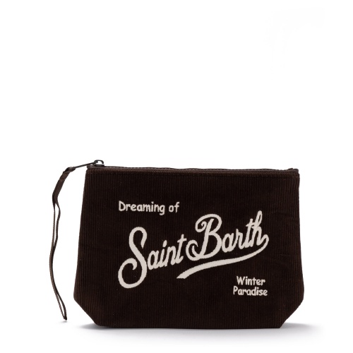 SAINT BARTH Trusă cosmetică maro Aline