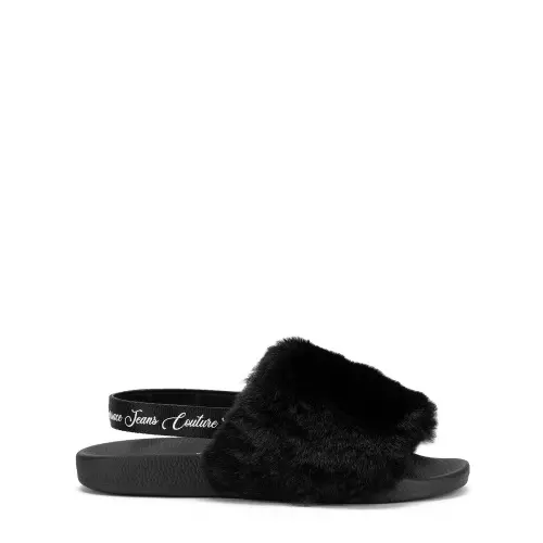 VERSACE JEANS Papuci damă cu blană - Pepina.ro VERSACE JEANS Papuci damă cu blană