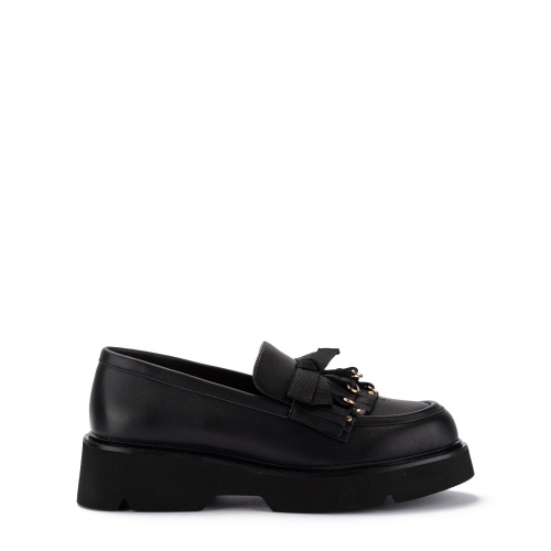 TOSCA BLU Mocasini damă negri Lisa