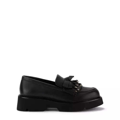 TOSCA BLU Mocasini damă negri Lisa