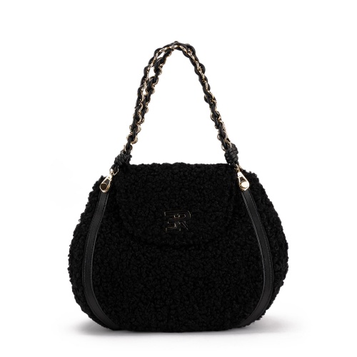 Ermanno Firenze Geantă damă neagră Veda Fur - Pepina.ro Ermanno Firenze Geantă damă neagră Veda Fur