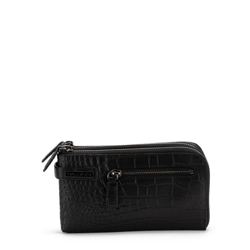 BALDININI Geantă-portofel neagră bărbați