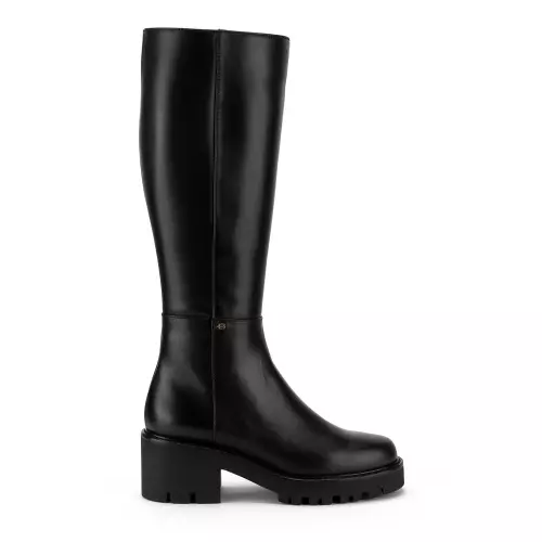 BALDININI Cizme damă negre din piele